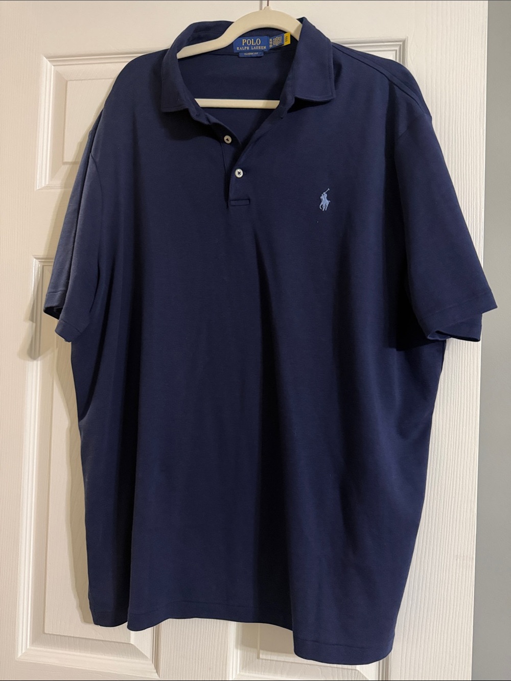 Polo by Ralph Lauren Dark Navy Short Sleeve Polo with Embroidered Pony